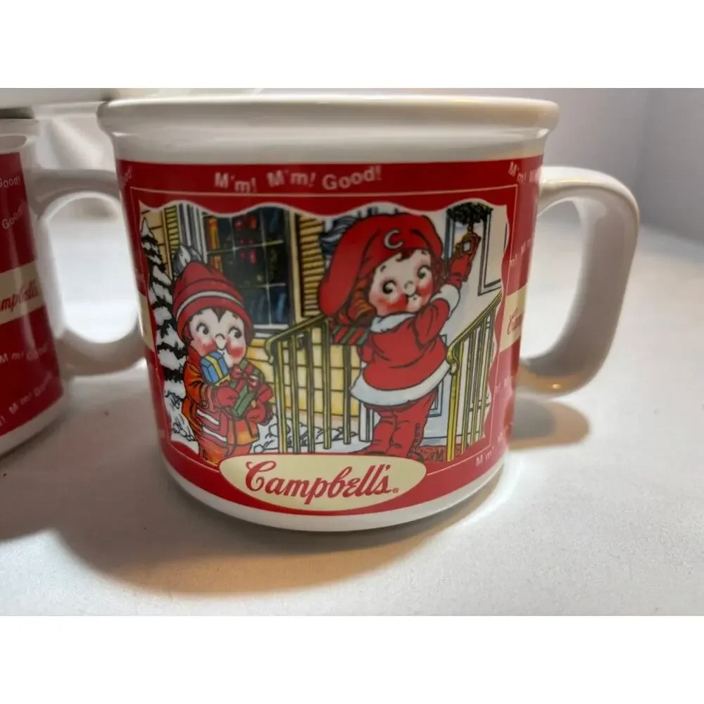 Set of Campbell's Soup Kids Ceramic Mugs Set Of 6